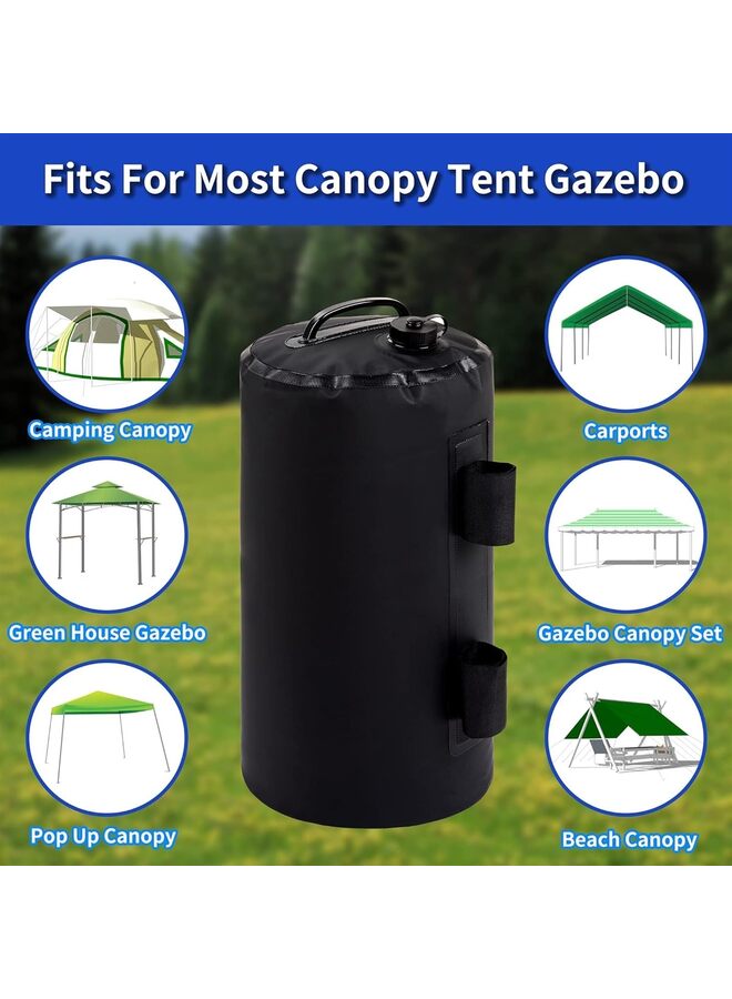 LAMAY 4PCS-Canopy Water Weight Bag Leg Weights for Pop Up Canopy, Tent, Gazebo, Black - Image 4